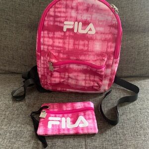 fila hailee mini backpack 13-In Backpack, Heather Grey Perfect For Your On FILA "Hailee" Mini Backpack 2-Piece